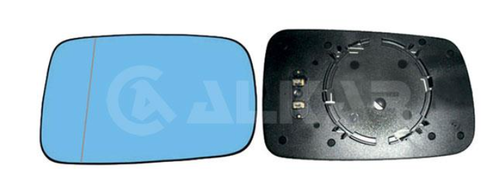Вкладыш зеркала левый, асферич., голубое, + обогрев