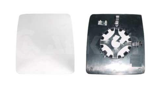 стекло зеркала лев.с держателем, обогрев, выпукл. 02-