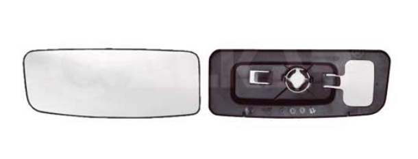 Вкладыш зеркала левый, тип: Dead Anglе, выпуклый, круглое крепление