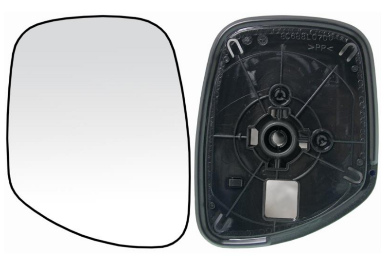 Вложишь зеркала левый, выпуклый