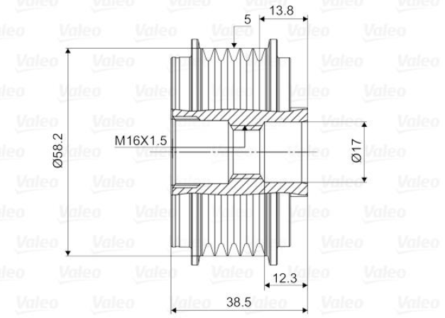 Механізм вільного ходу генератора 588037 - зображення 2