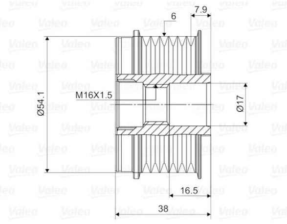 Механізм вільного ходу генератора 588006 - зображення 2