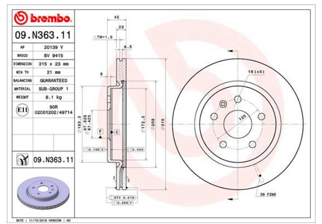 Гальмівний диск