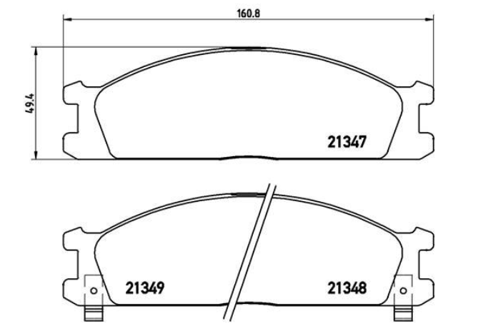 Гальмівні колодки дискові P24 026 - зображення 2