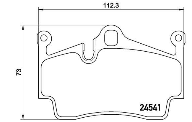 Гальмівні колодки дискові P65 028 - зображення 2