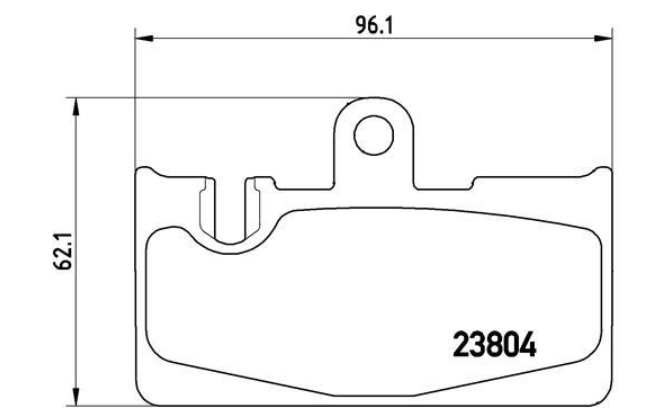 Гальмівні колодки дискові P83 059 - зображення 2