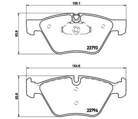 Гальмівні колодки дискові P06 057 - зображення 2