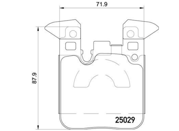 Гальмівні колодки дискові P06 087 - зображення 2