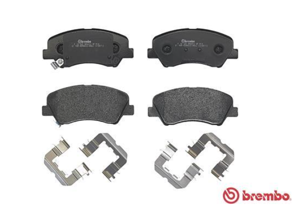 Гальмівні колодки дискові P18 025 - зображення 2