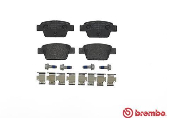 Гальмівні колодки дискові P23 080 - зображення 2