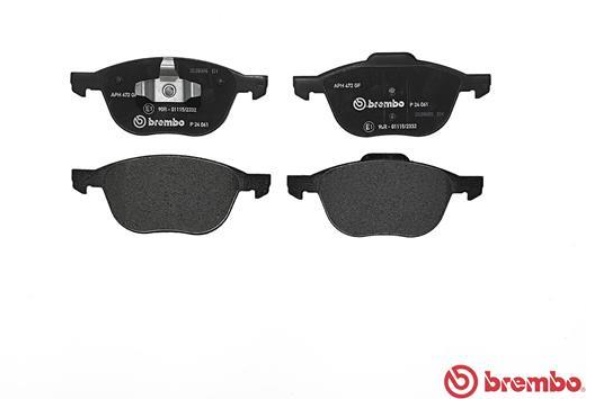 Гальмівні колодки дискові P24 061 - зображення 2