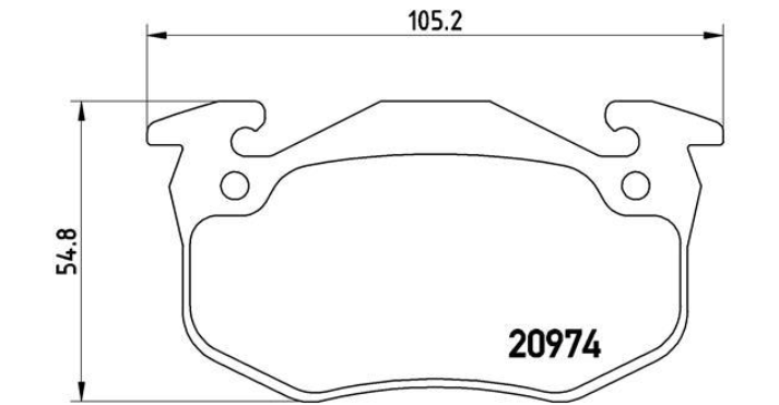 Гальмівні колодки дискові P61 032 - зображення 2