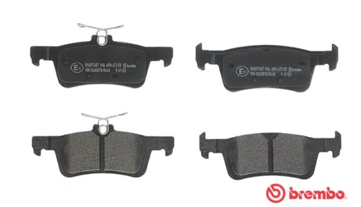 Гальмівні колодки дискові P61 121 - зображення 2