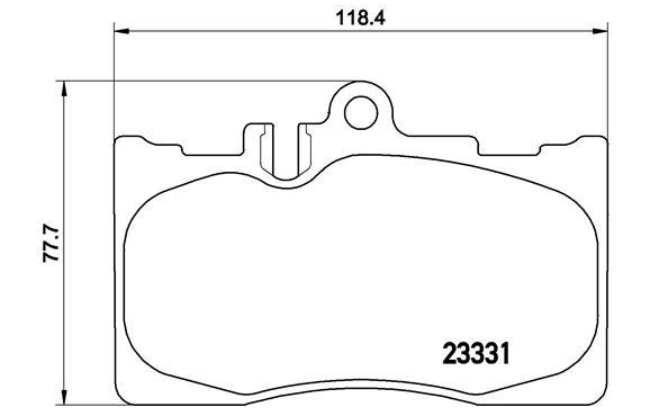 Гальмівні колодки дискові P83 058 - зображення 2