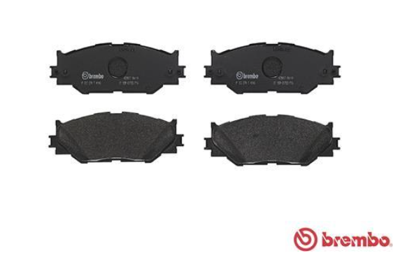 Гальмівні колодки дискові P83 074 - зображення 2