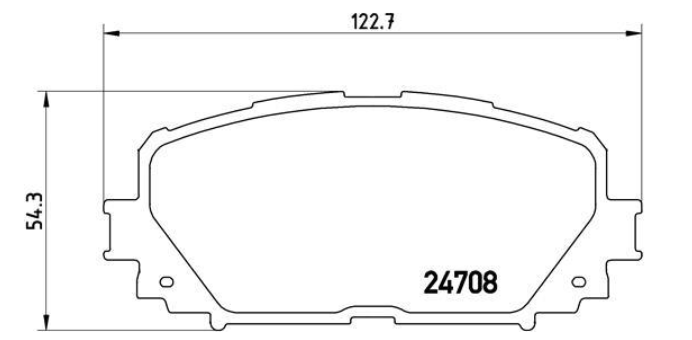 Гальмівні колодки дискові P83 101 - зображення 2
