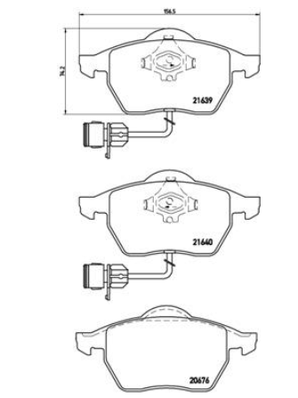 Гальмівні колодки дискові P85 040 - зображення 2