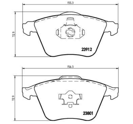 Гальмівні колодки дискові P10 012 - зображення 2