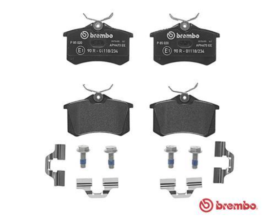 Гальмівні колодки дискові P85 020 - зображення 2