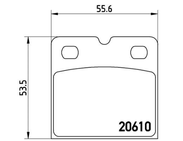 Гальмівні колодки дискові P02 001 - зображення 2