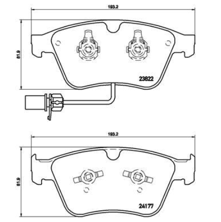 Гальмівні колодки дискові P05 003 - зображення 2