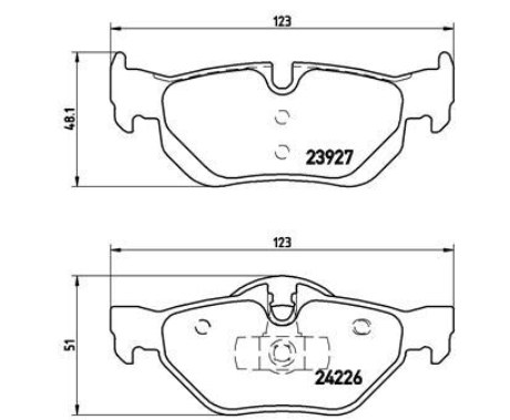 Гальмівні колодки дискові P06 038 - зображення 2