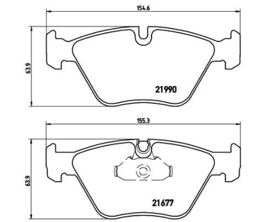 Гальмівні колодки дискові P06 065 - зображення 2