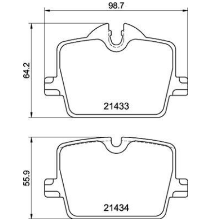 Гальмівні колодки дискові P06 114 - зображення 2