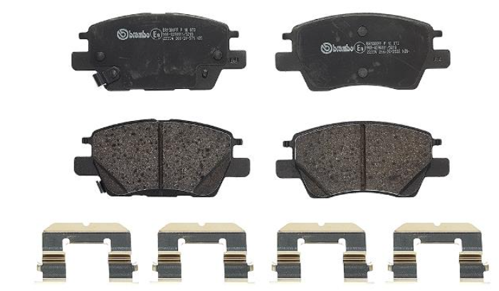 Гальмівні колодки дискові P10 073 - зображення 2