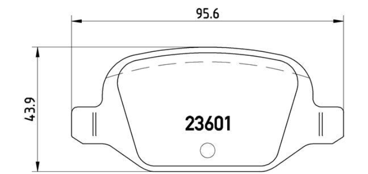 Гальмівні колодки дискові P23 064 - зображення 2