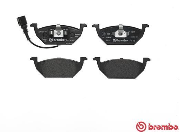 Гальмівні колодки дискові P85 072 - зображення 2