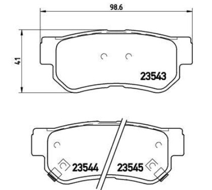 Гальмівні колодки дискові P30 014 - зображення 2
