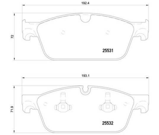 Гальмівні колодки дискові P50 112 - зображення 2