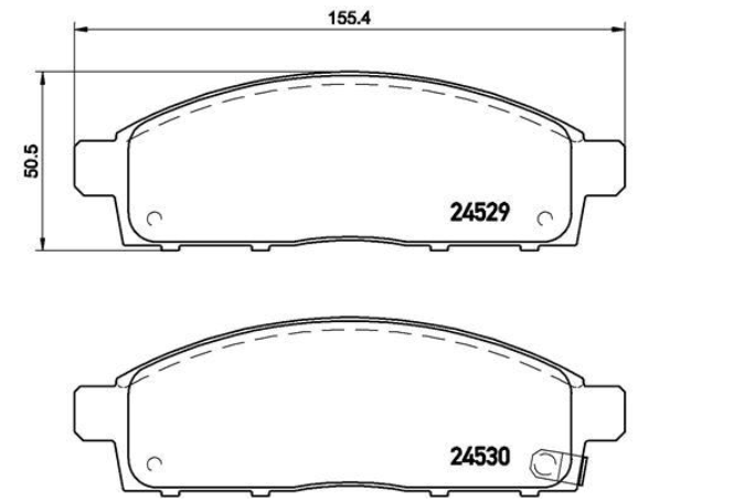 Гальмівні колодки дискові P54 038 - зображення 2