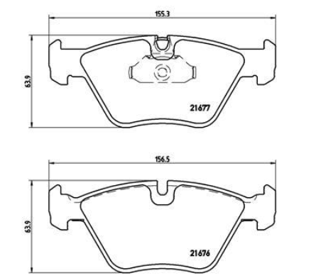 Гальмівні колодки дискові P06 022 - зображення 2