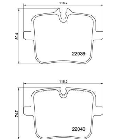 Гальмівні колодки дискові P06 109 - зображення 2