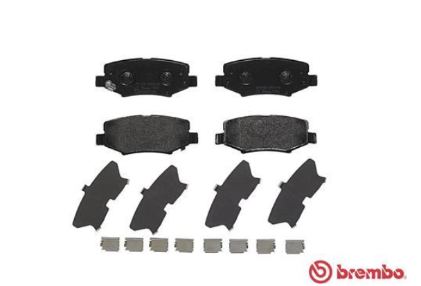 Гальмівні колодки дискові P18 024 - зображення 2