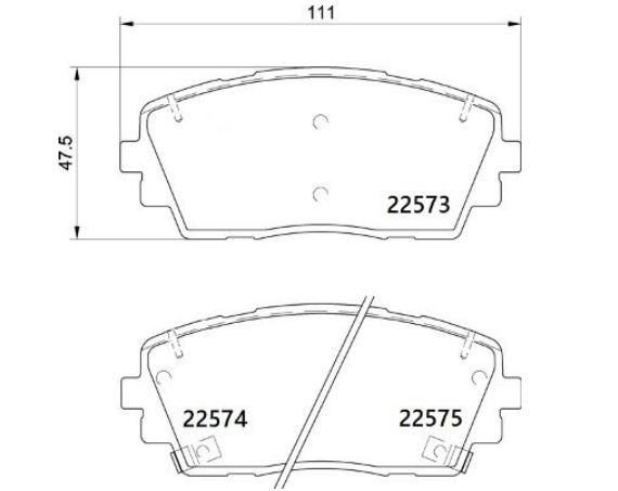 Гальмівні колодки дискові P30 115 - зображення 2