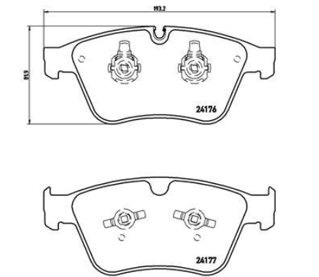 Гальмівні колодки дискові P50 105 - зображення 2