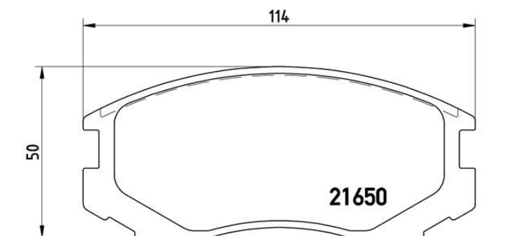 Гальмівні колодки дискові P54 015 - зображення 2