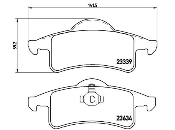 Гальмівні колодки дискові P37 006 - зображення 2