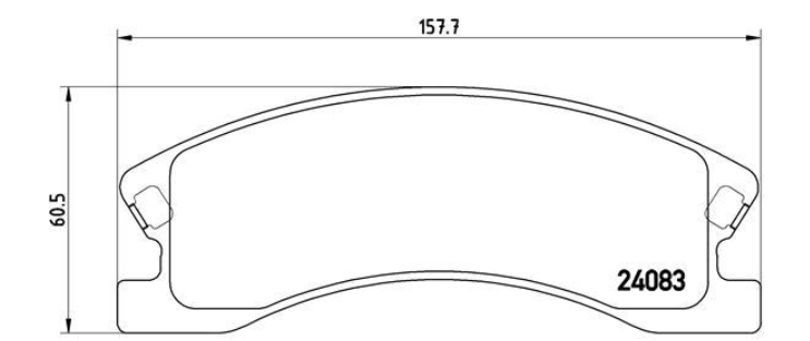 Гальмівні колодки дискові P37 008 - зображення 2