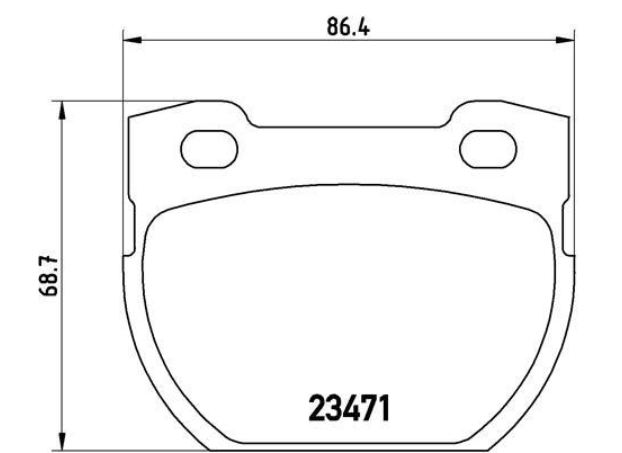 Гальмівні колодки дискові P44 006 - зображення 2