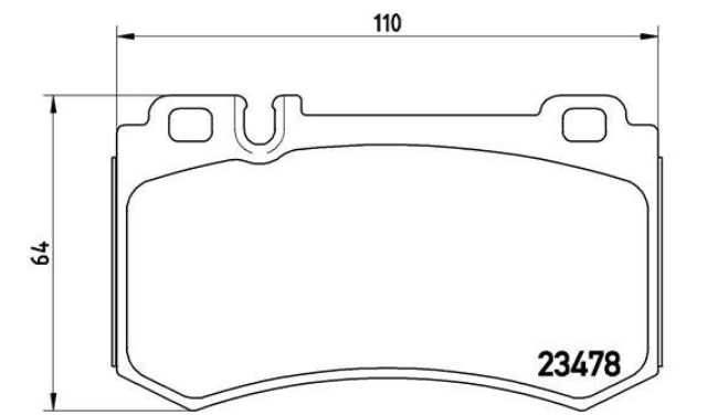 Гальмівні колодки дискові P50 061 - зображення 2