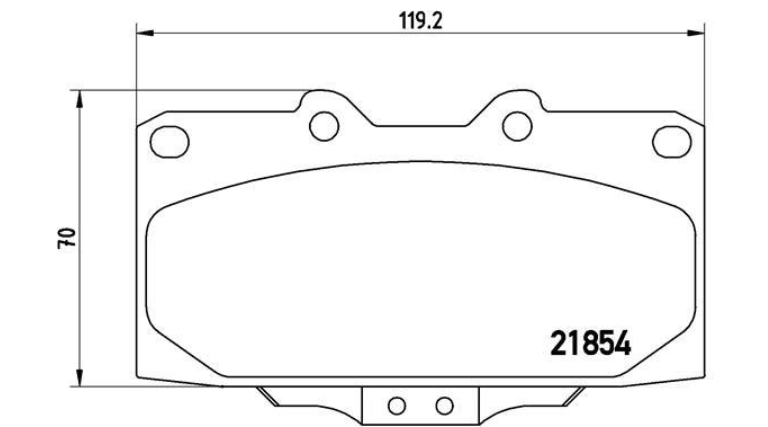 Гальмівні колодки дискові P56 034 - зображення 2