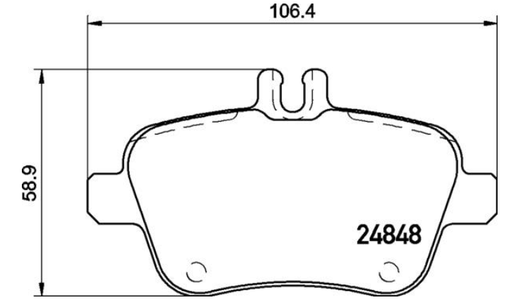 Гальмівні колодки дискові P50 135 - зображення 2