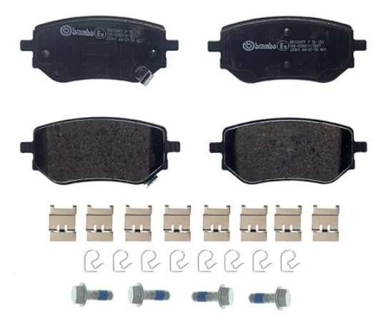 Гальмівні колодки дискові P50 153 - зображення 2