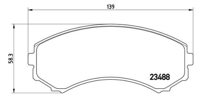 Гальмівні колодки дискові P54 029 - зображення 2