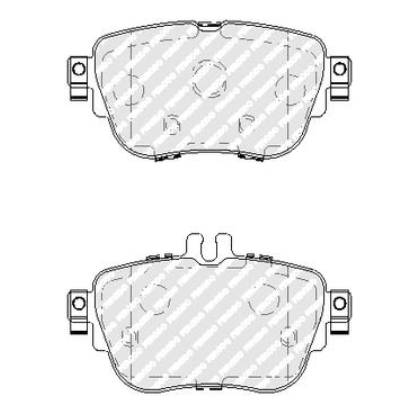 Гальмівні колодки дискові FDB5032 - зображення 2