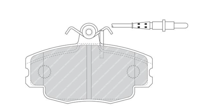 Гальмівні колодки дискові FDB4754 - зображення 2